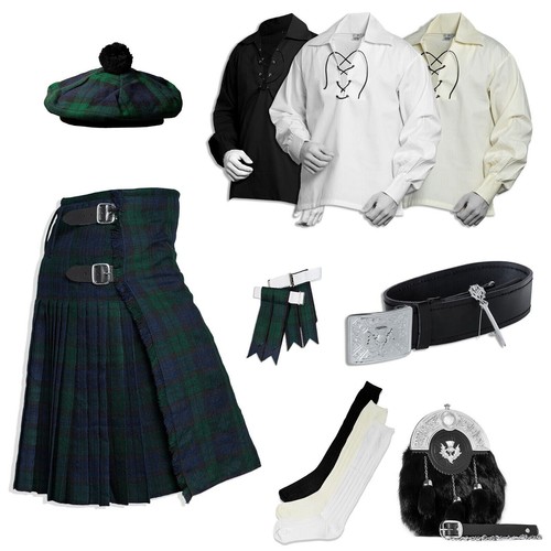 Completo kilt scozzese uomo - completo, da