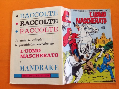 Fumetto uomo mascherato - l'uomo,