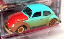 Johnny Lightning 1/64 - VW Split Window Beetle 1951 Restoration Blue Model Car
