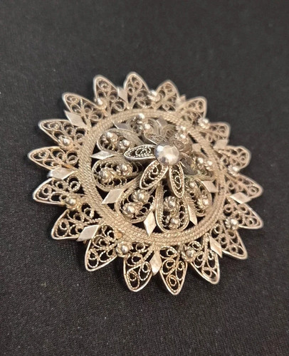 Spilla floreale vintage anni