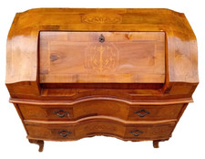 Ribaltina in noce intarsiata Ribalta Scrittoio Secretaire intarsiato 86 cm (h)