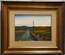 Quadro Paesaggio 30x40 Olio Su Tela