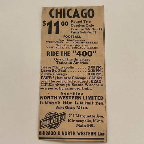 Pubblicità giornale chicago - giornale,