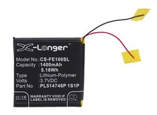 Batterie 1400mAh Tipo