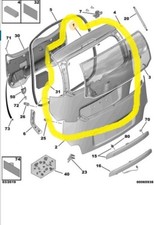 Hayon tailgate Citroen C3