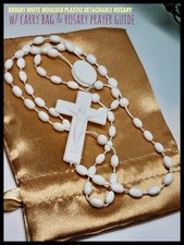 White Moulded Everyday ROSARY