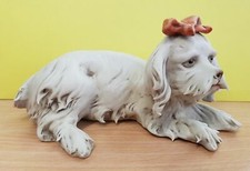 Scultura Cane Porcellana