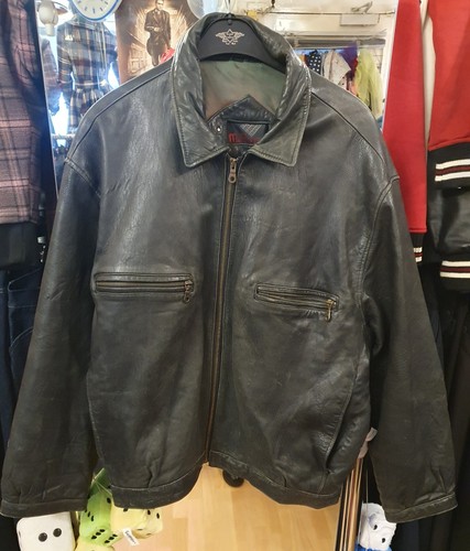 Giacca pelle vintage xxl - giacca,