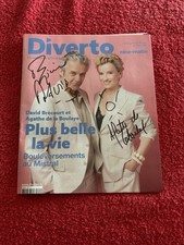 Magazine Dédicacé Autograph David Brecourt Agathe de la Boulaye