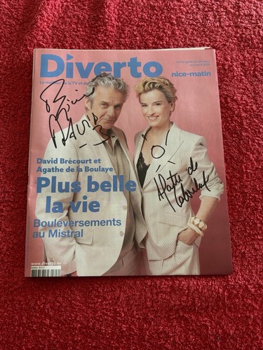 Magazine dédicacé autograph - dédicacé,