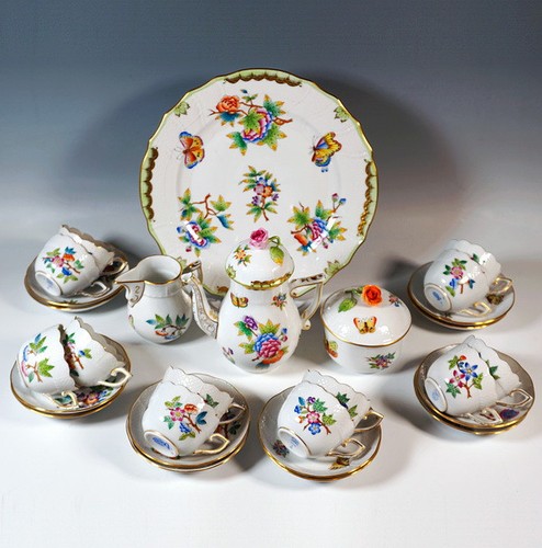 Herend set moka con - set,