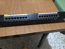 Patch panel Intelligente 16 porte RJ45 nero per rack 19" Usato