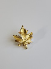 Spilla da bavero foglia