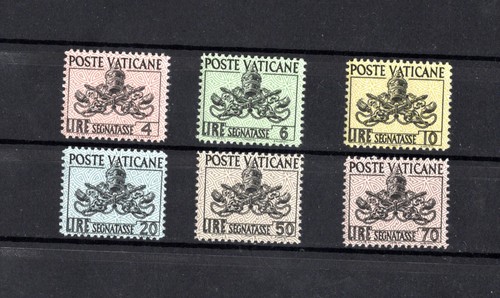 Vaticano 1954 segnatasse serie - 1954,