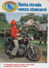 advertising Pubblicità TEST MOTO YAMAHA XS 400 SE 1981  MOTOGIAPPONESI EPOCA