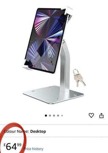 Supporto tablet antifurto - supporto,