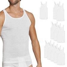 Schiesser Canottiera - Originale Costina Doppia, Giacca Sportiva O. Arm, 1 2 3 5