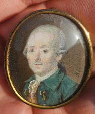 antico dipinto in miniatura