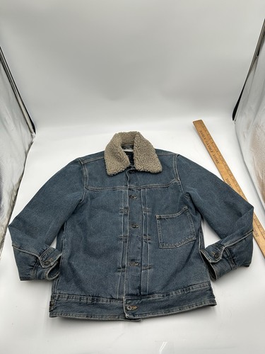 Giacca jeans denim foderata - , in