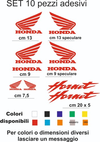 Adesivi honda hornet - hornet,