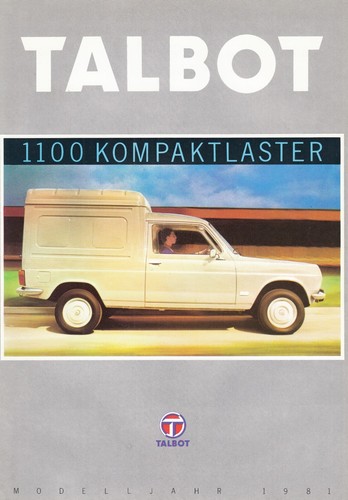 Talbot 1100 camion compatto - 1100,
