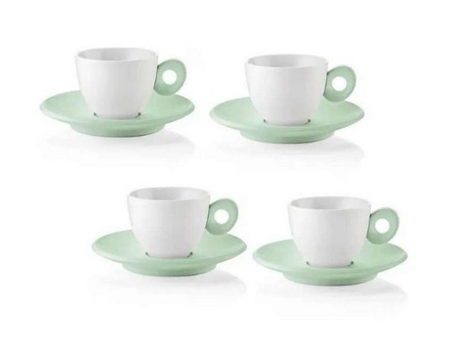Tazzine caffe con - con, piattino
