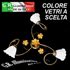 PLAFONIERA IN FERRO BATTUTO 3