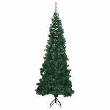 Albero di Natale per Angolo con Supporto Verde 240 cm in PVC 099home