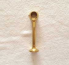 Supporto centrale OMP Porro in ottone per bastoni tende D.11 x 70 oro dorato