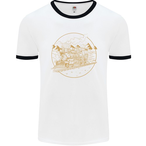 Maglietta ringer uomo con - ringer, da