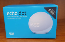 Amazon Echo Dot (5th generazione) | Con orologio | Smart Speaker | Cloud Blue