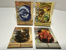 Bakugan Metal Gate Card lotto di 4 - Open Field Dual Elfin Flame Portal Trap door