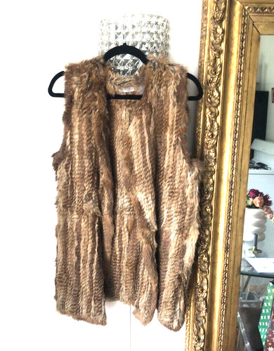 Dylan gray gilet pelliccia - gray, in