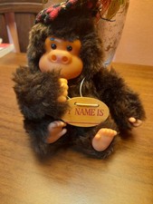 moncicci vintage  Moncicci gorilla anni 80 sekiguchi orsetto Seduto 15 Cm.circa 