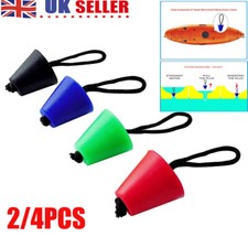 2/4 x tappi in gomma canoa oceano kayak barca fori di scarico tappi Bungs UK
