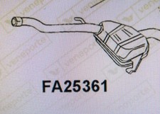 Silenziatore Marmitta Centrale Fiat Tipo 1.4I.E./1.6I.E./1.8I.E.