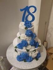 Torta finta 18  compleanno