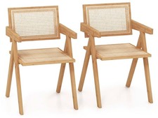 Set di 2 sedie in rattan
