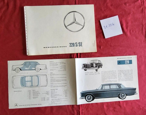 21204 mercedes 220 s - /,