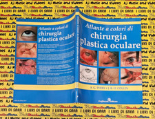 Book libro ATLANTE A COLORI DI CHIRURGIA PLASTICA OCULARE 2002 FOGLIAZZA (RG13)
