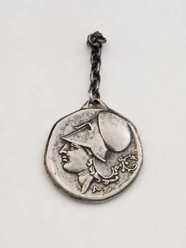 Ciondolo moneta greca antica