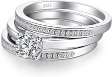 18 Carati Oro Bianco Placcato