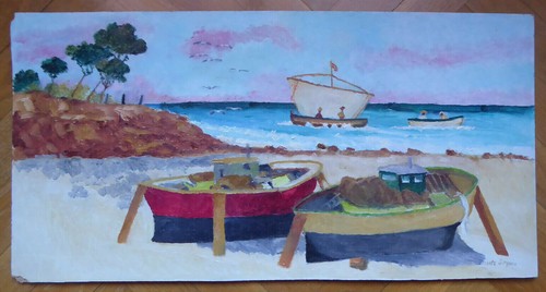 Barche pescatori sulla - barche,