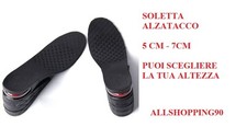 SOLETTA ALZATACCO CON CUSCINO D'ARIA -ALZA STATURA 5 CM O 7 CM OFFERTA