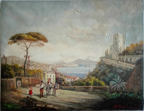 Dipinto olio tela - dipinto, su