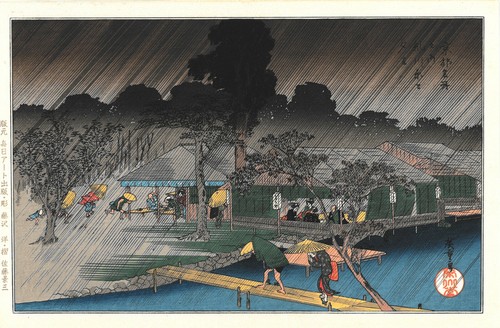 Véritable estampe japonaise - estampe,