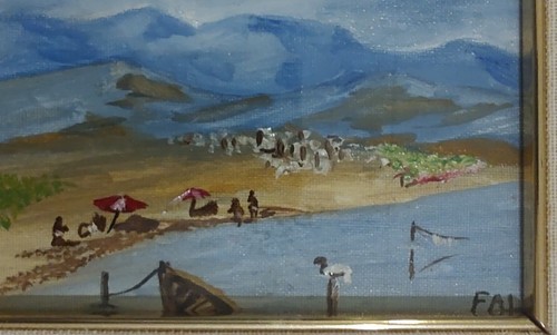 Quadro sardo paesaggio - quadro,