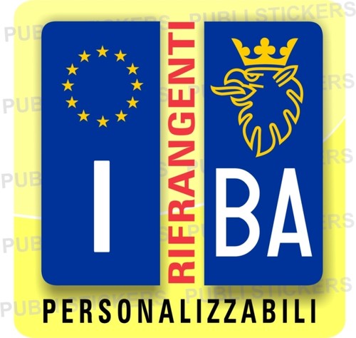 Adesivi blu rifrangenti - adesivi, per