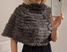 poncho corto Max&Co in pelo