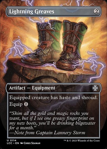 Mtg lightning greaves - 114, foil